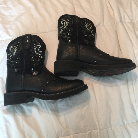 Pair of justin boots.