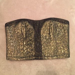 Sparkle and Fade Corset Crop top