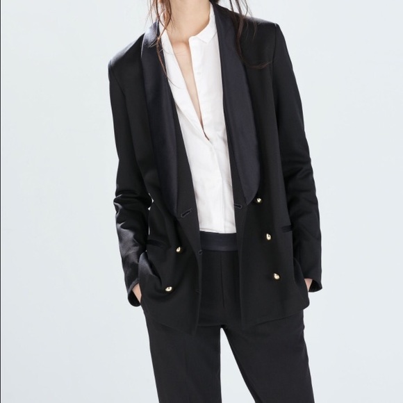 Zara Jackets & Blazers - Zara mixed media jacket SZ large