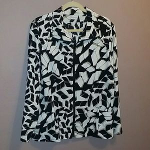 Zenergy black print jacket
