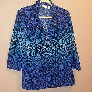 Zenergy blue print jacket