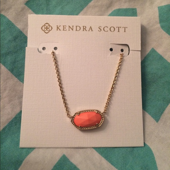 Kendra Scott Jewelry - SOLD Elisa Pendant Necklace in Coral
