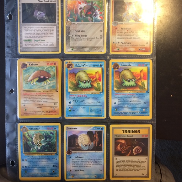 Fossil Pokemon for sale