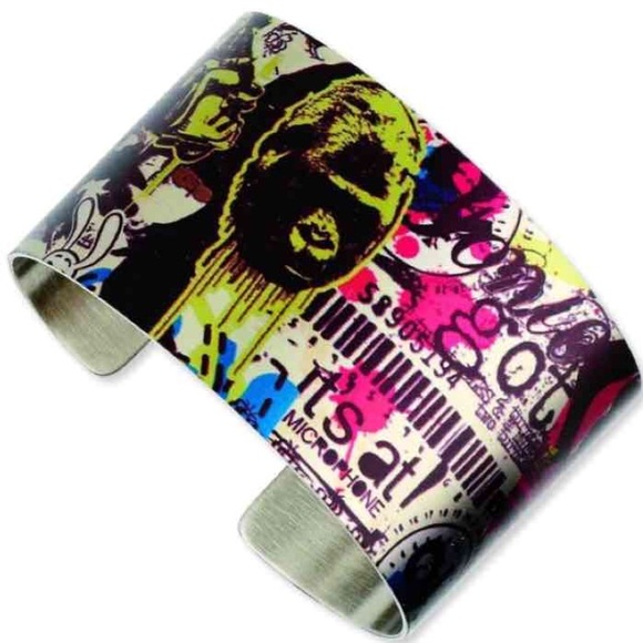 Tattooed Steel Bracelet - Picture 4 of 4