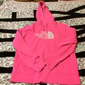 Pink North Face Hoodie