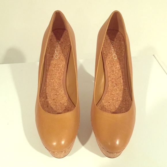 Aldo nude heels 4 inches