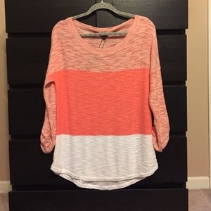 Express colorblock lightweight sweater