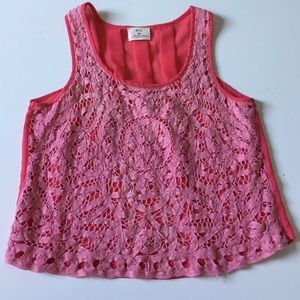 Urban Outfitters cropped crochet top