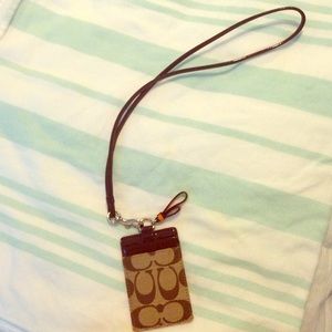 Coach lanyard