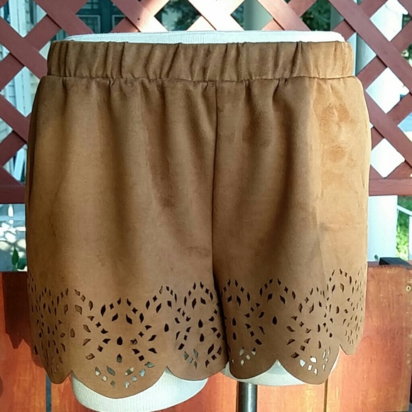 Other - NWT Suede Lookalike Shorts
