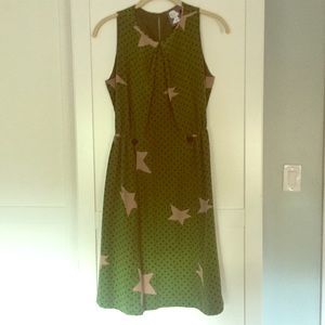 Anthropologie Star Print Dress