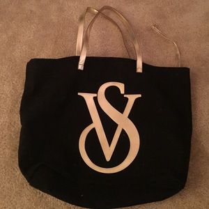 VS large black beach bag