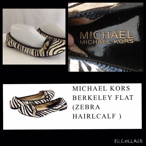 Michael Kors Ballet Flats (Zebra Print)