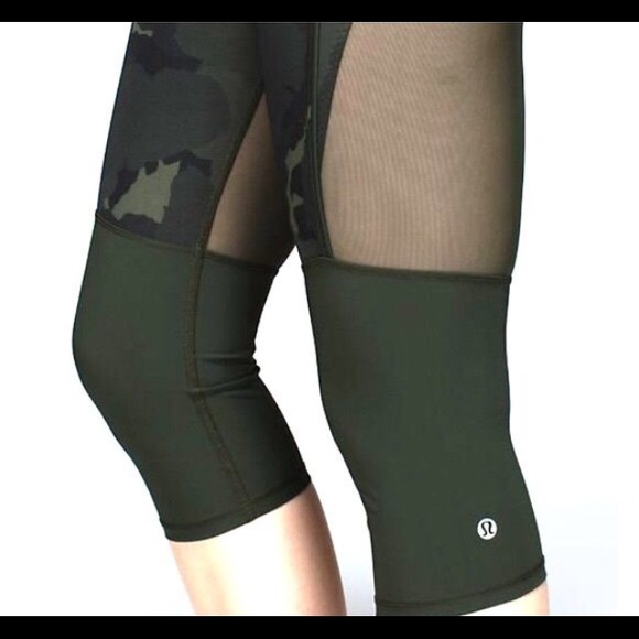 Lululemon Training Tough Crop (Camo)