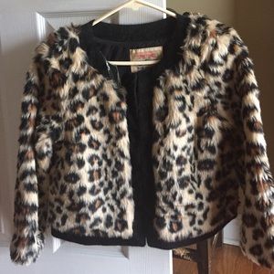 Flying Tomato faux fur jacket