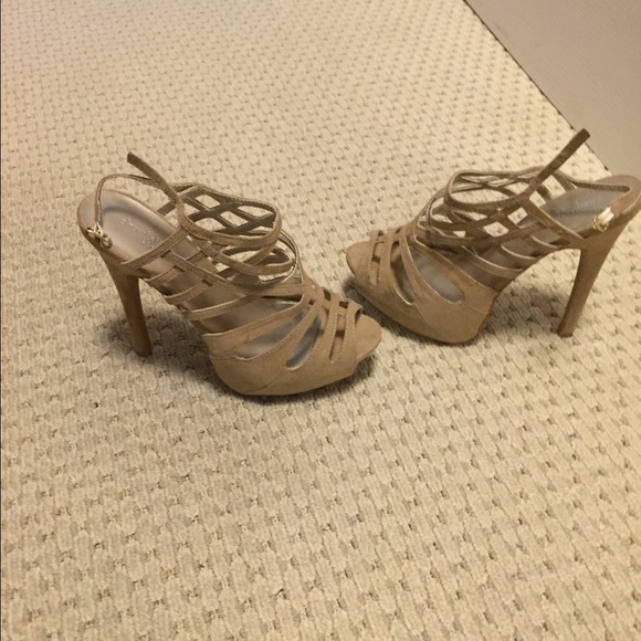 High heel tan
