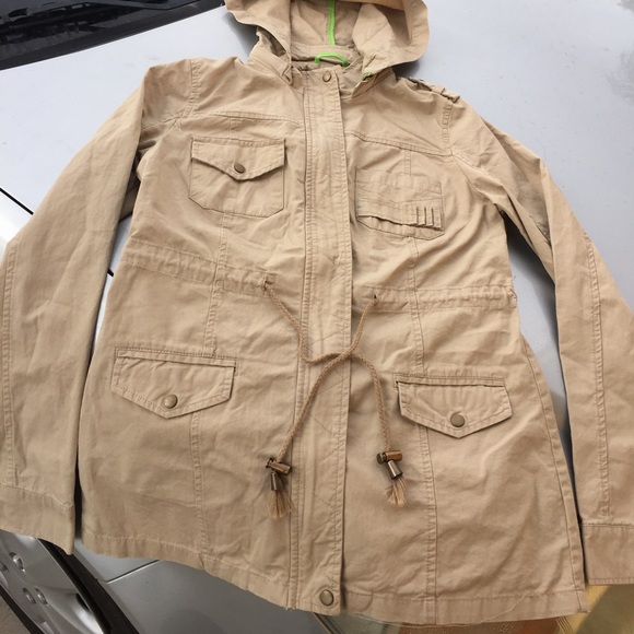 NWT Beige military jacket S