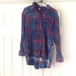 NWT Free People Flannel (new low price!)