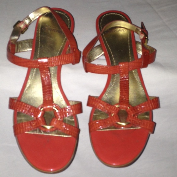 Joan and David leather sandals - Picture 2 of 4