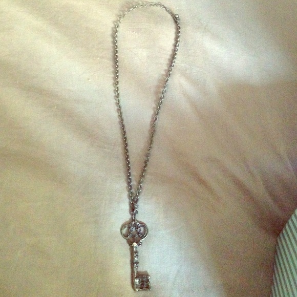 Vintage inspired key necklace
