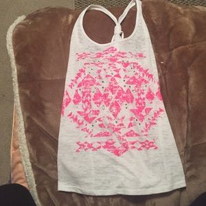 white pacsun tank