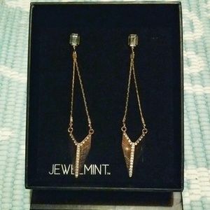 Gold Dangle Jewelmint Earrings