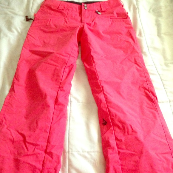 Pink snowboard pants Volcom