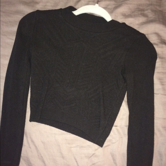 Nasty Gal Black Crop Top