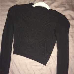 Nasty Gal Black Crop Top