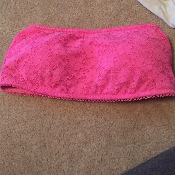 💖Lace pink bandeau💗 - Picture 2 of 3