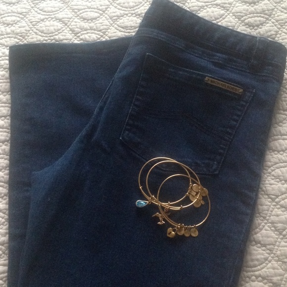 Dark Blue Michael Kors Stretch Bootcut Jeans!