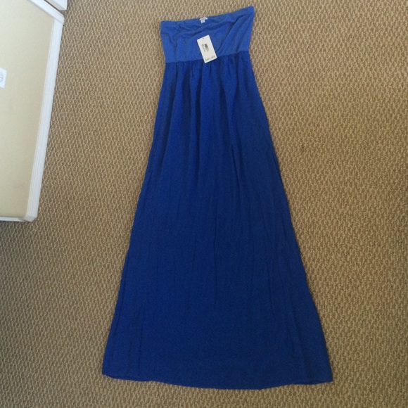 Splendid New With Tags Maxi Strapless Dress Sz L