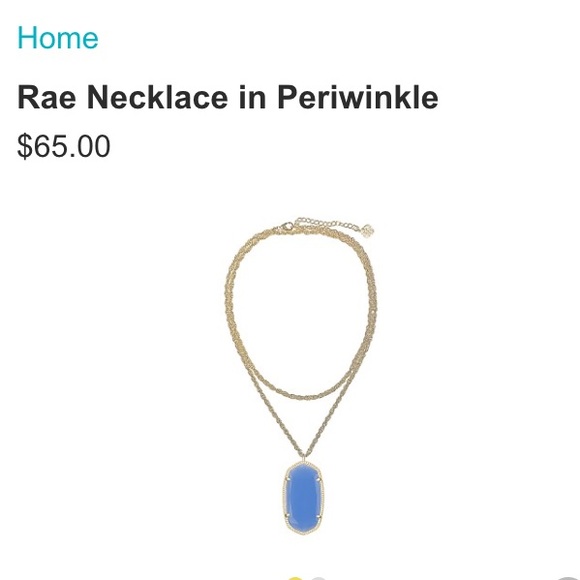 Kendra Scott Rae necklace NWOT