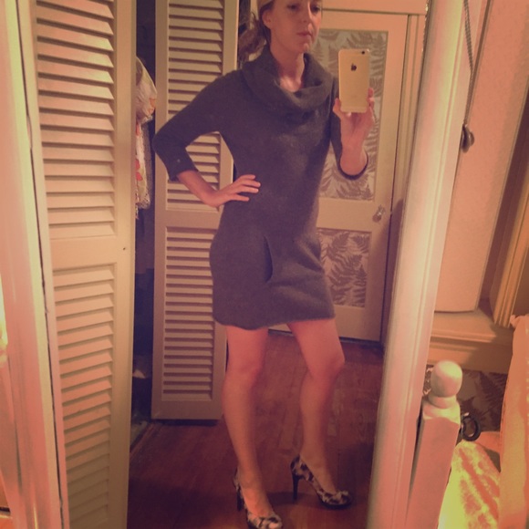 Aqua cashmere dress!