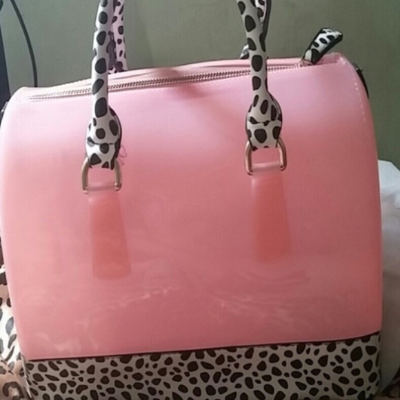 Pink jelly purse