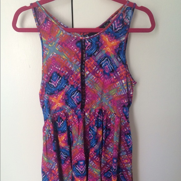 Minkpink rainbow wave dress - Picture 3 of 4