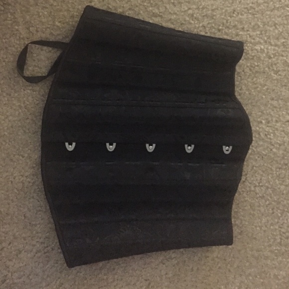 Corset steel bond/ waist trimmer black.