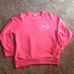 Pink crew neck