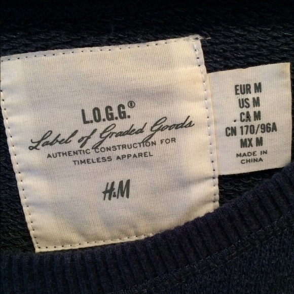 Navy Blue H&M Sequin Top - Picture 3 of 4