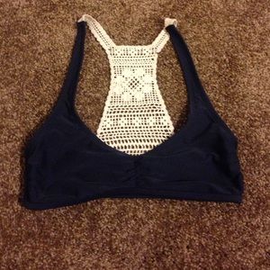Aerie plunge swim top