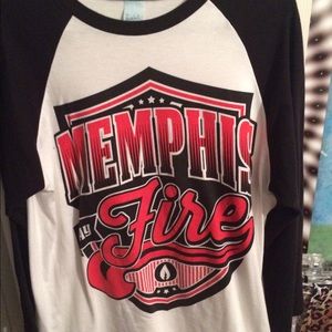 Long Memphis May Fire baseball tee