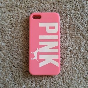 VS PINK silicone IPhone 5 case