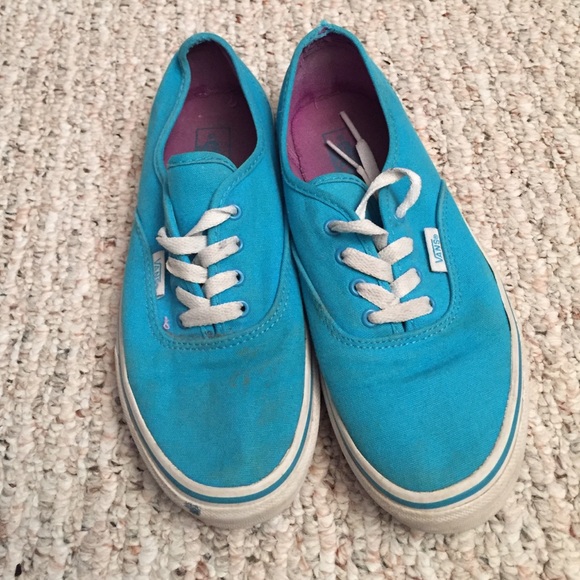 light blue vans