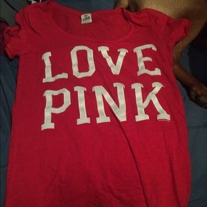 Love pink shirt size M