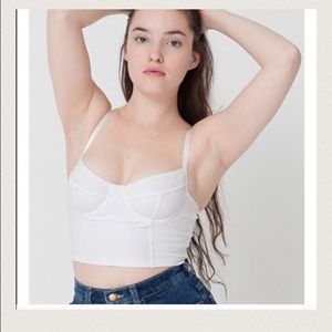 American Apparel (AA) Underwire CroptopBustier