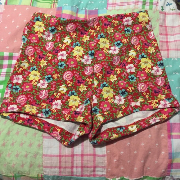 High waisted shorts
