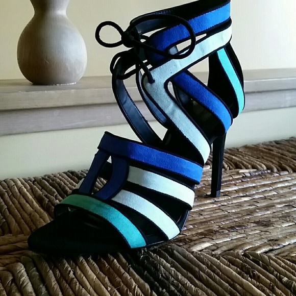 Blue heels