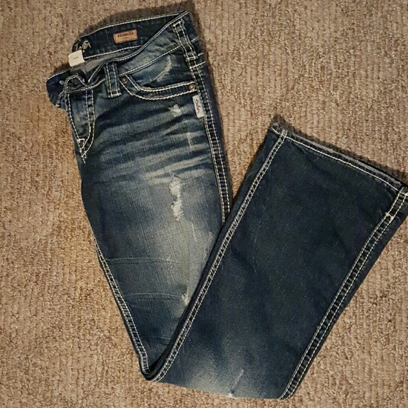 Silver jeans