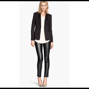 H&M faux leather pant