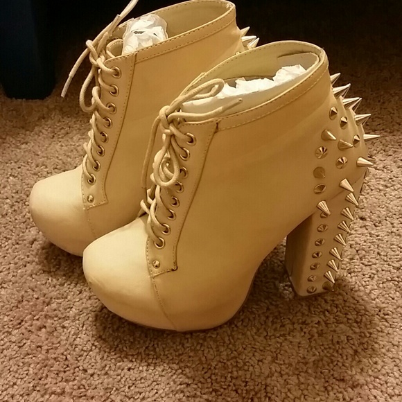 Studded booties